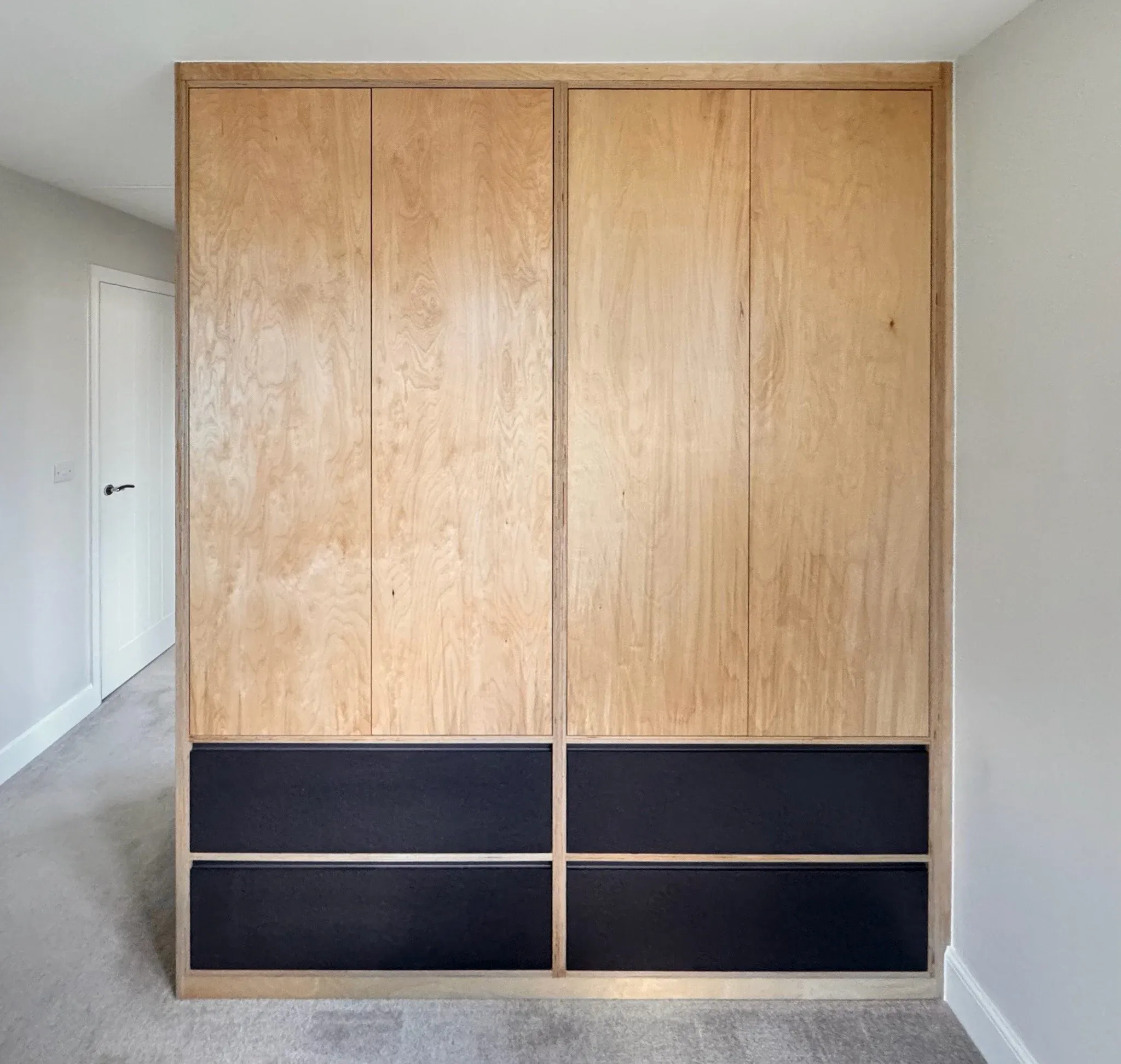 Birch Ply Wardrobes, Seagull Bespoke Interiors