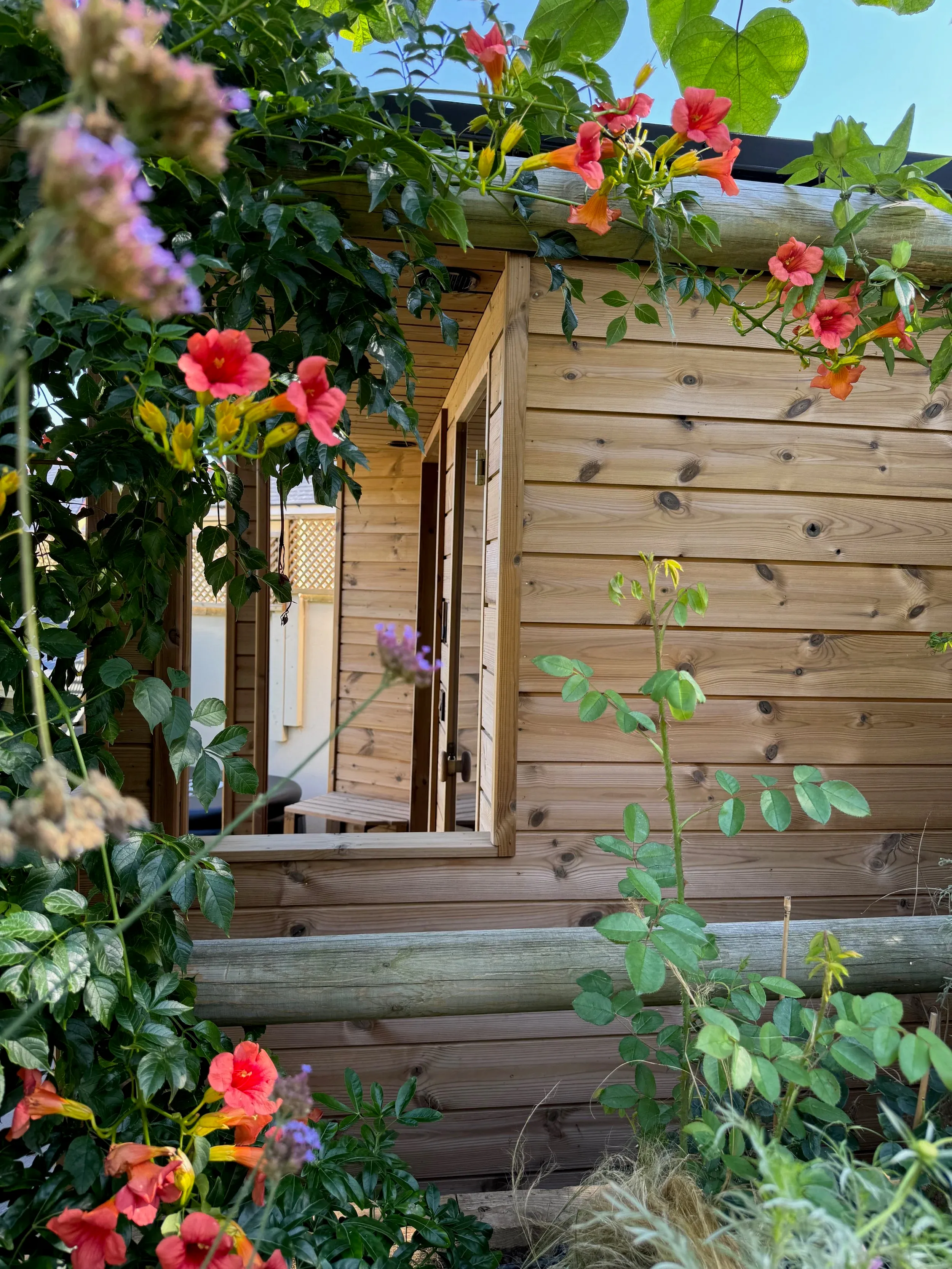 ThermoWood Outdoor Sauna, Seagull Bespoke Interiors