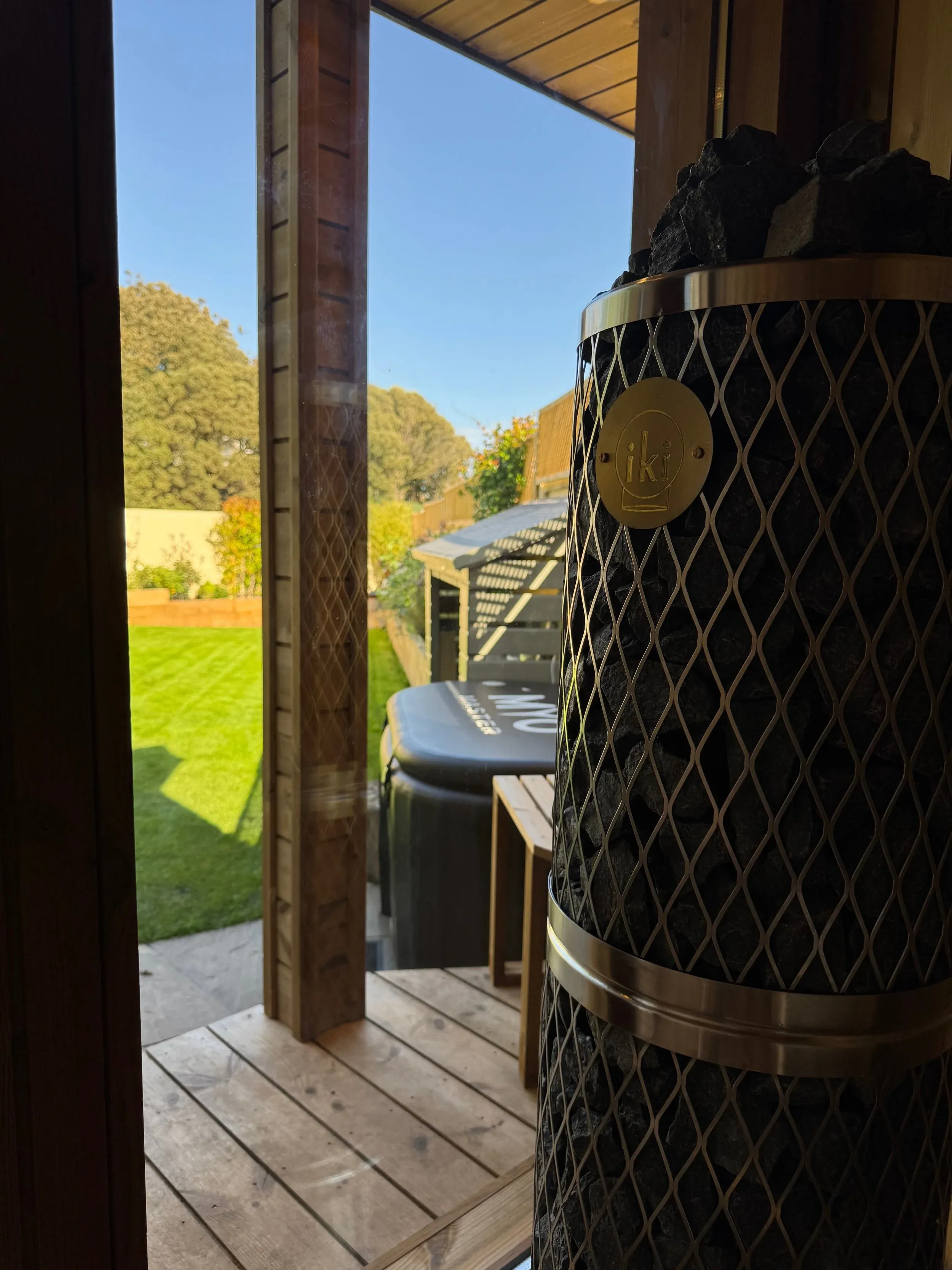 ThermoWood Outdoor Sauna, Seagull Bespoke Interiors