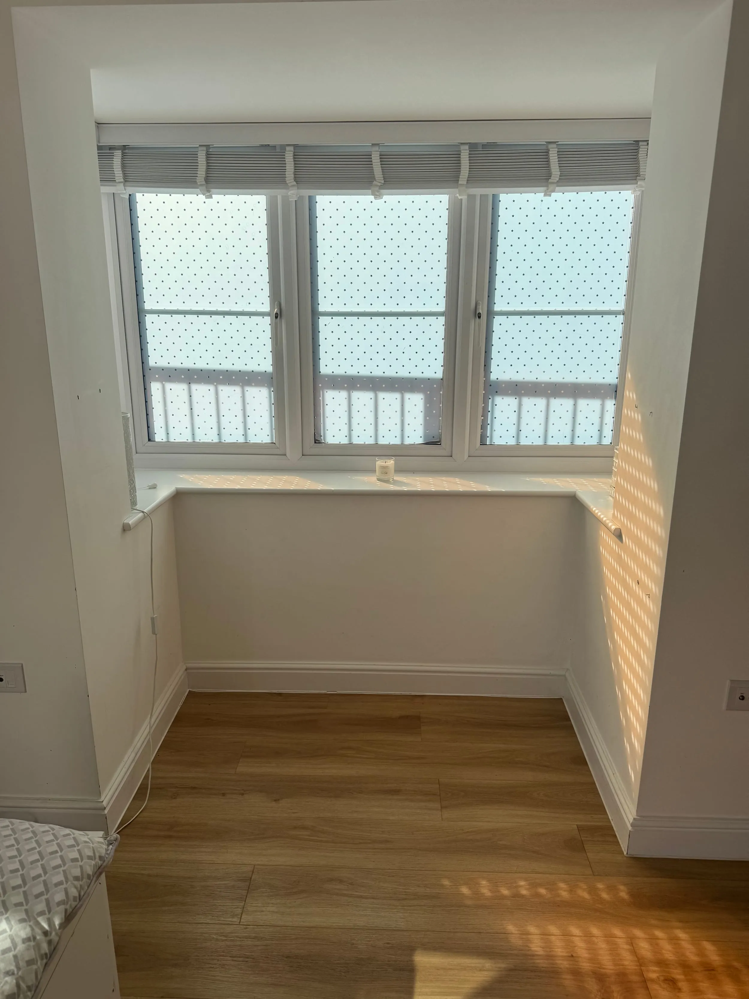 White Panelled Window Seat, Seagull Bespoke Interiors