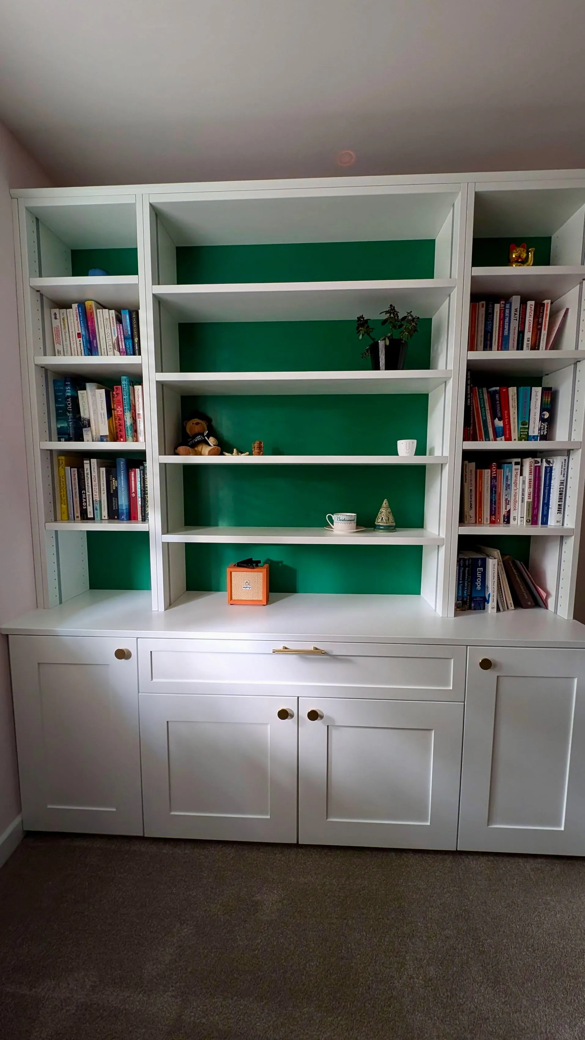 LED-Lit Bookcase, Seagull Bespoke Interiors