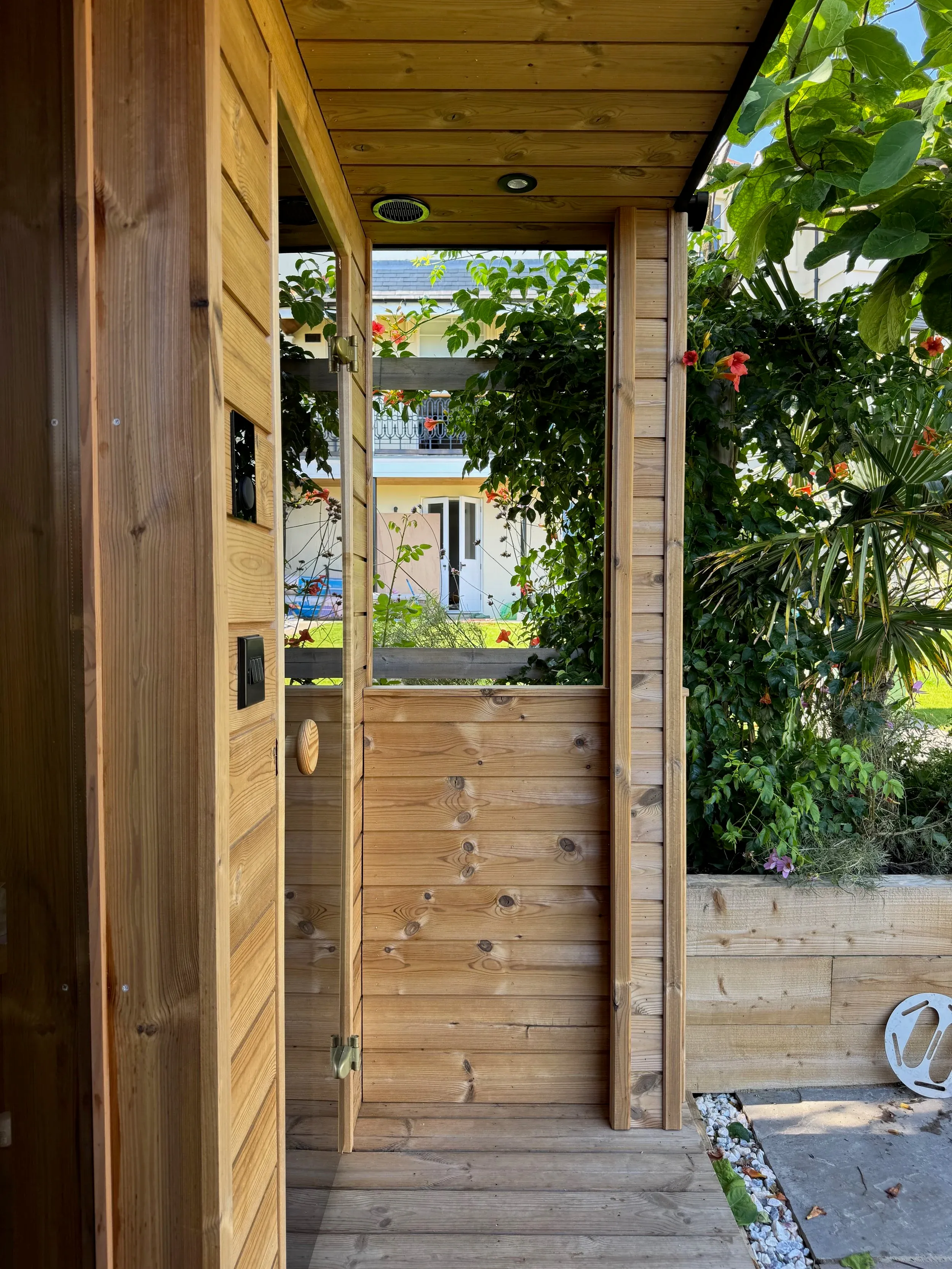 ThermoWood Outdoor Sauna, Seagull Bespoke Interiors