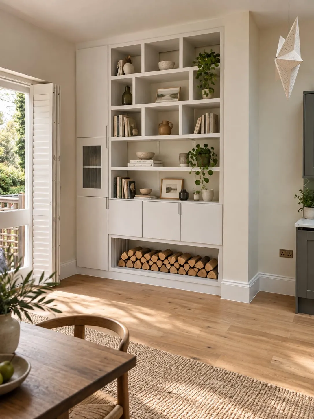 Floor-to-Ceiling Kitchen Storage Wall